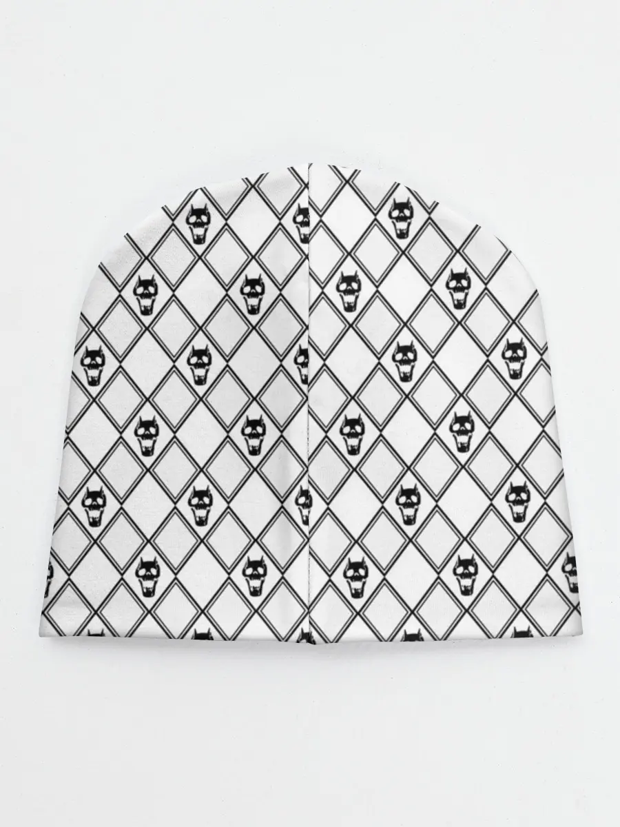 Детская шапка / KILLER QUEEN белый паттерн