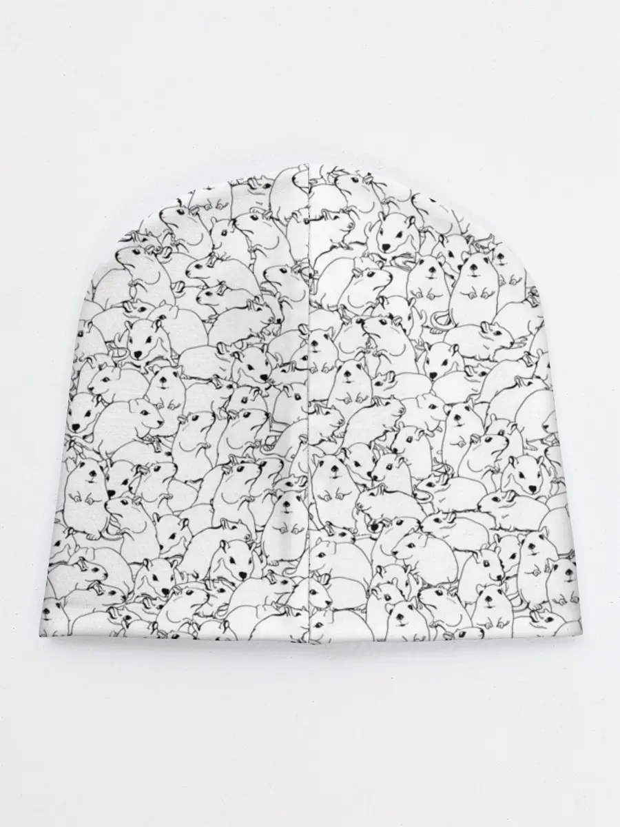 Детская шапка / Белые мыши