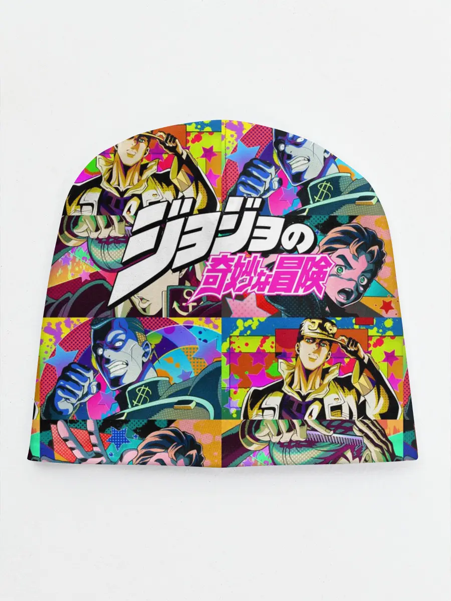 Детская шапка / Джоджо паттерн комикс