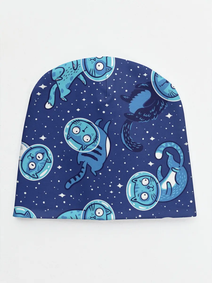 Детская шапка / Кот Космонавт