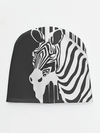 Детская шапка / Зебра