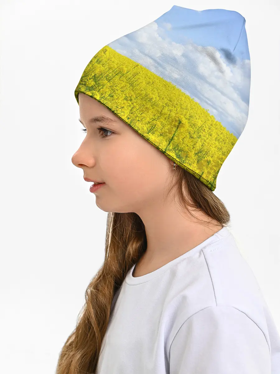 Детская шапка / Рапсовое поле