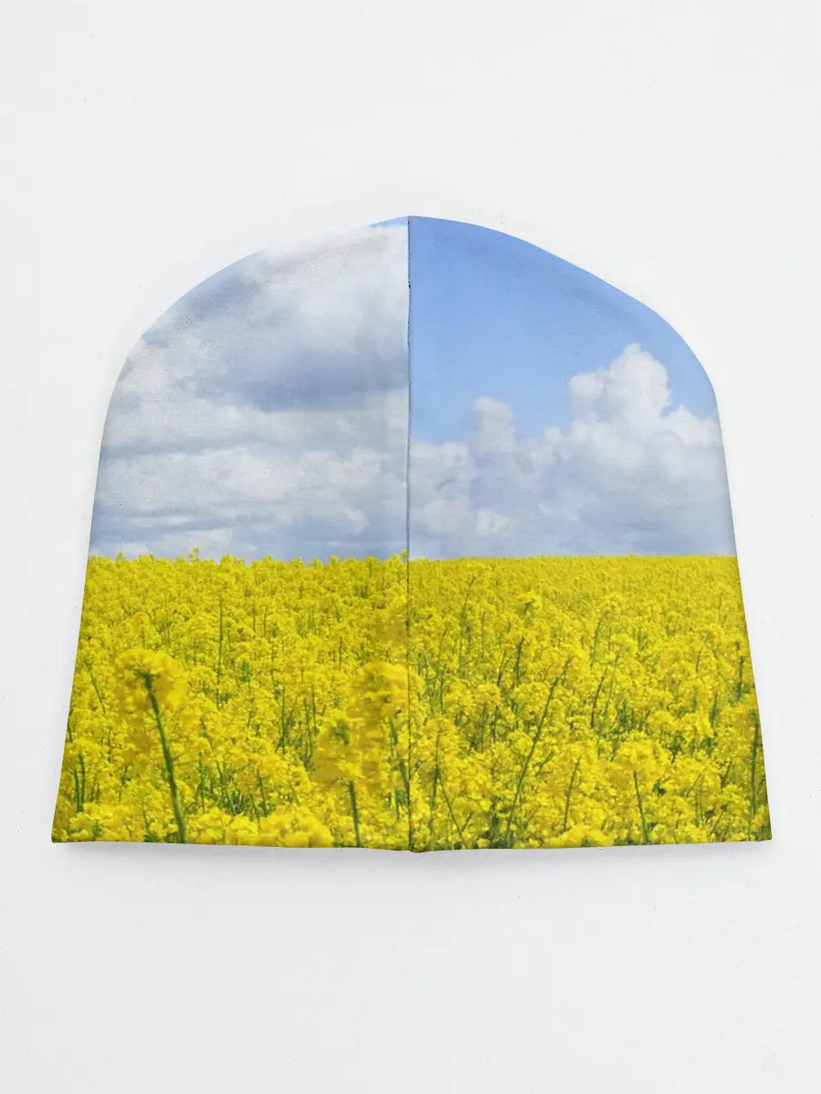 Детская шапка / Рапсовое поле