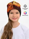 Детская шапка / Феникс в огне