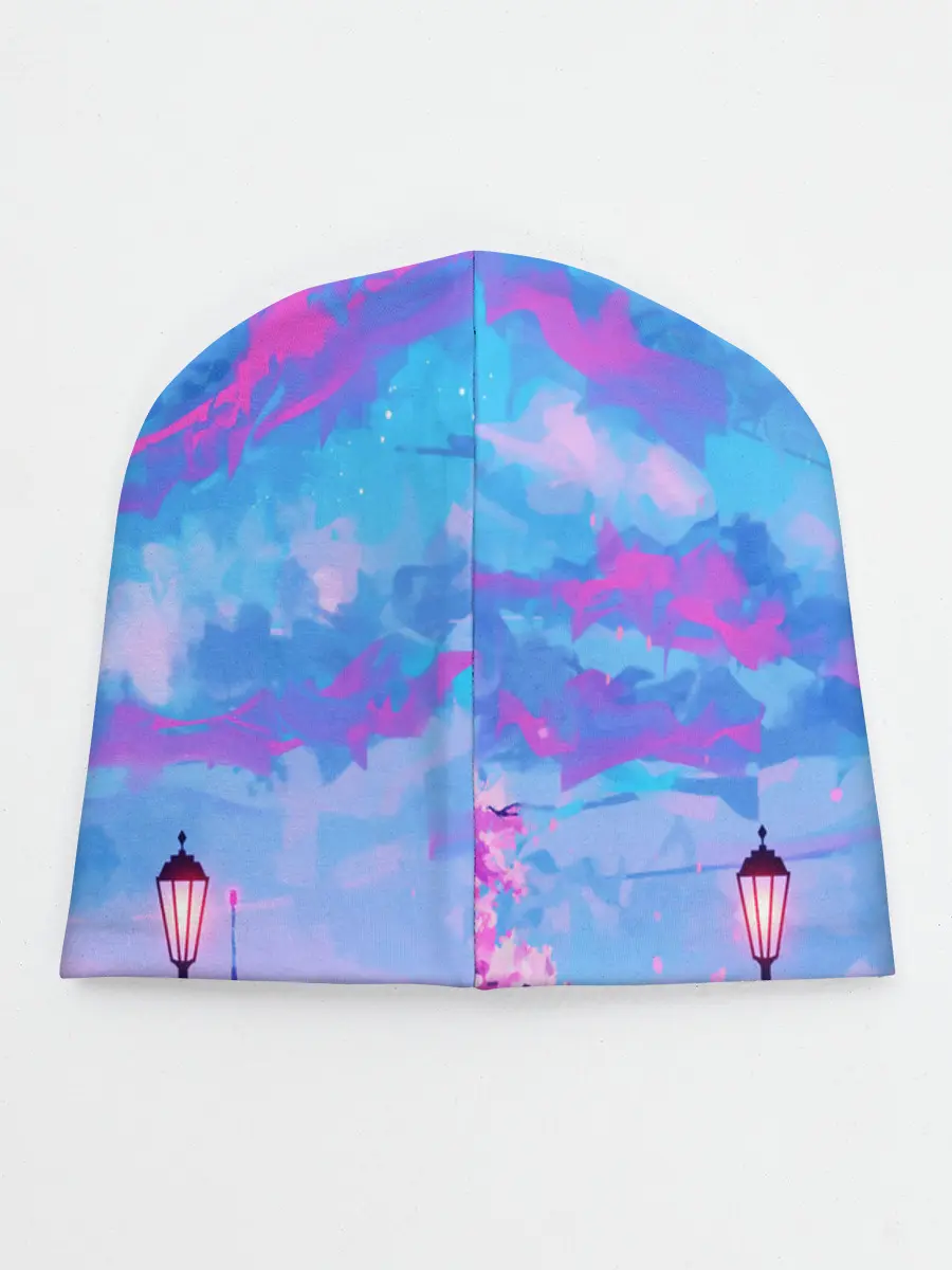 Детская шапка / РОЗОВЫЕ ОБЛАКА