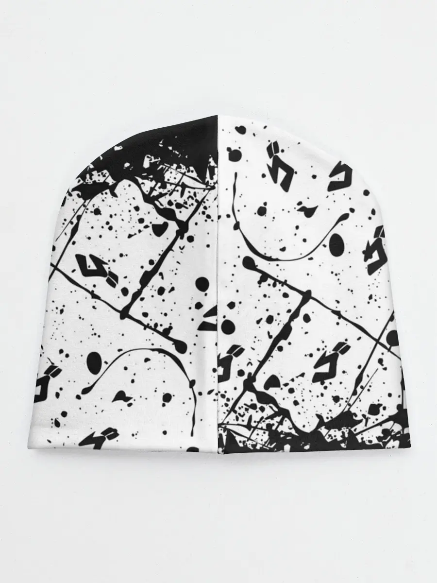 Детская шапка / KILLER QUEEN черные брызги