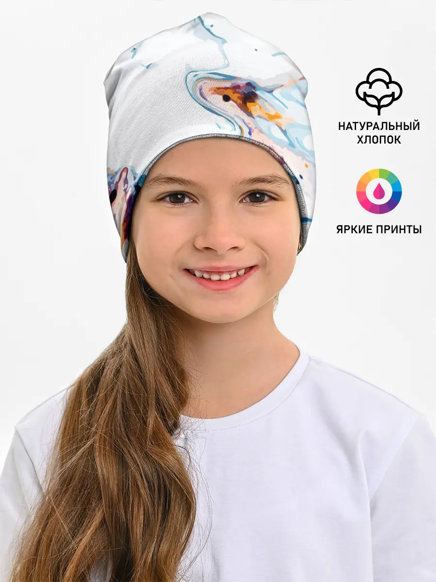 Детская шапка / Брызги красок