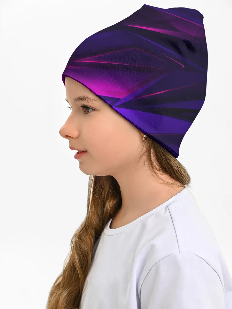 Детская шапка / GEOMETRY STRIPES NEON