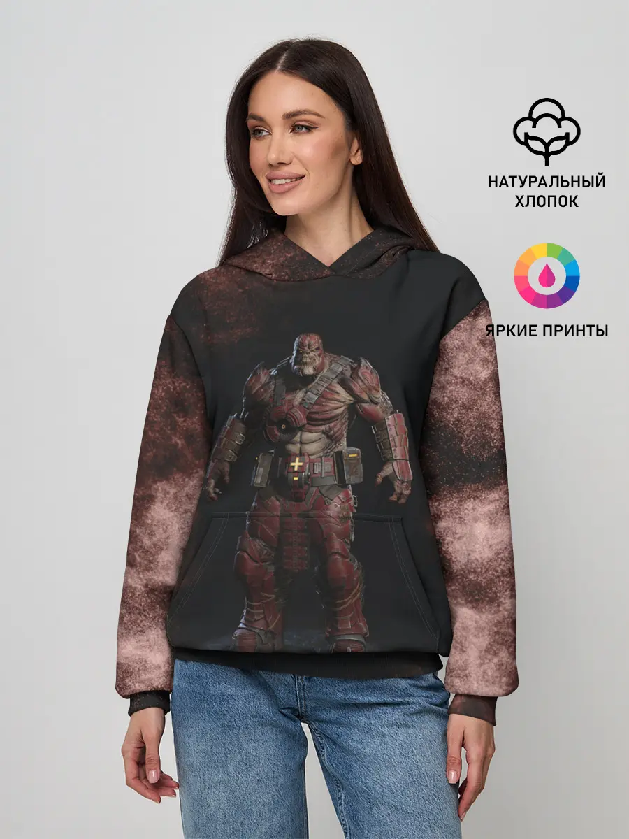 Женское худи / NPC | ШЕСТЕРЕНКИ | ЛОГО