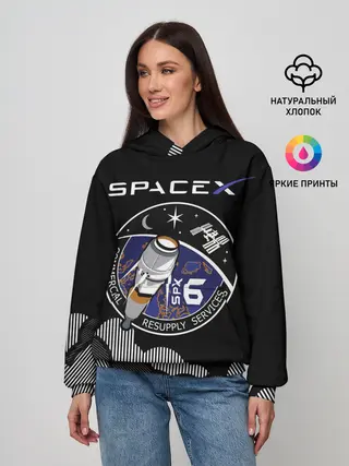 Женское худи / Space X