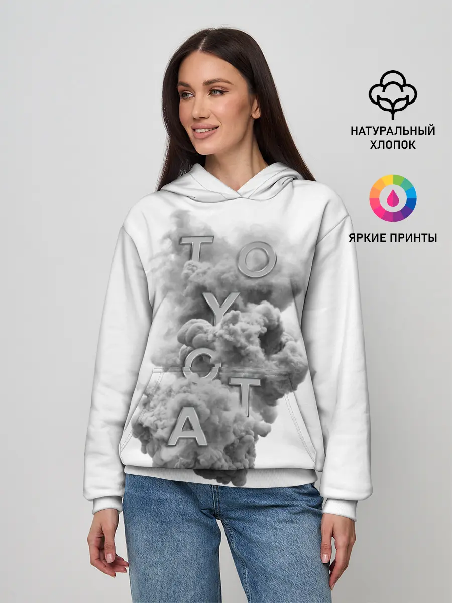 Женское худи / TOYOTA SMOKE