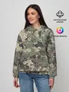 Женское худи / Эмодзи камуфляж