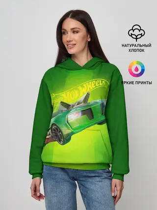 Женское худи / Hot Wheels. Хот Вилс