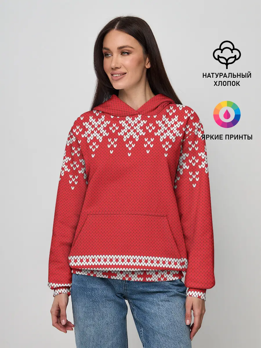 Женское худи / Зимний лес