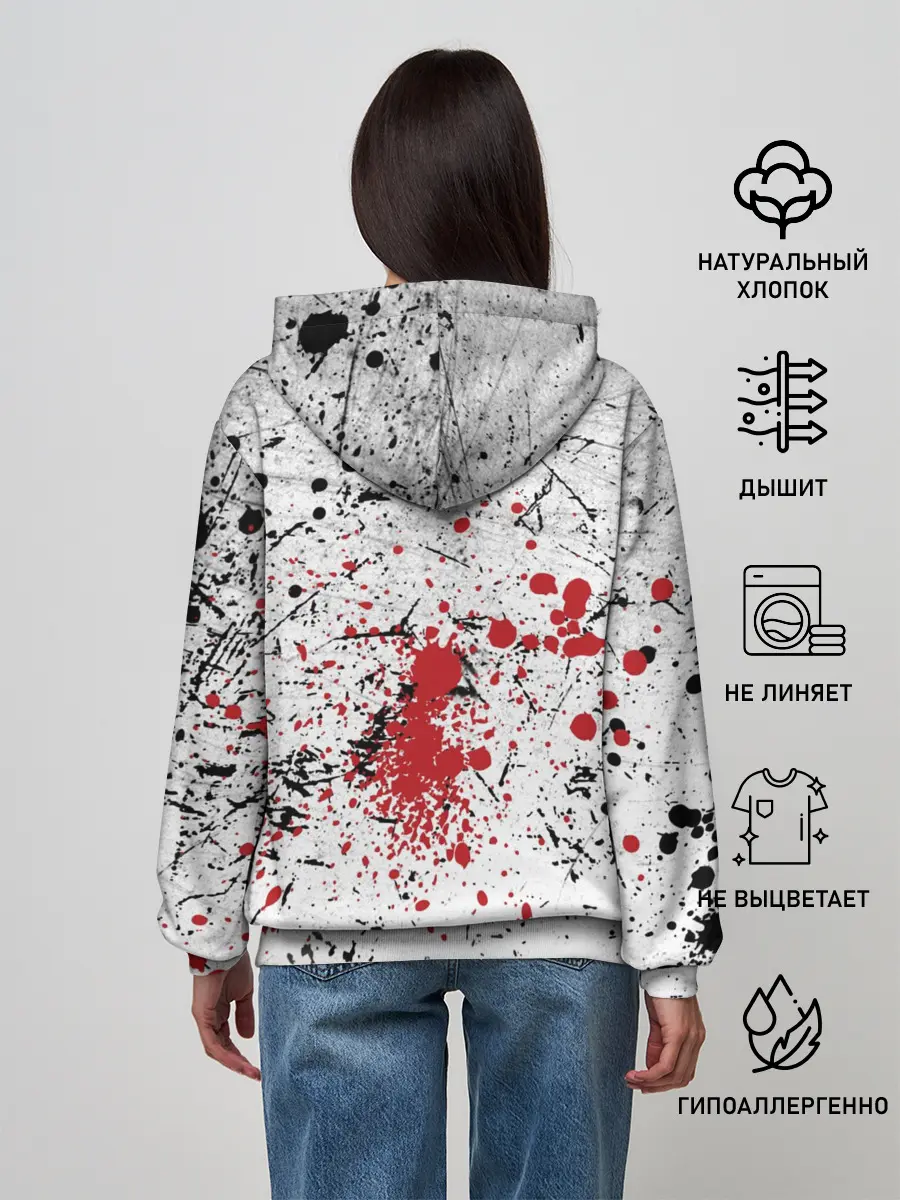 Женское худи / Кемикал Романс Рок Группа Лого