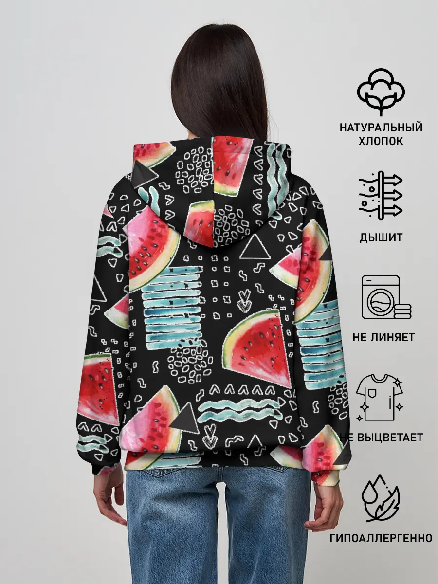 Женское худи / сладкий арбуз