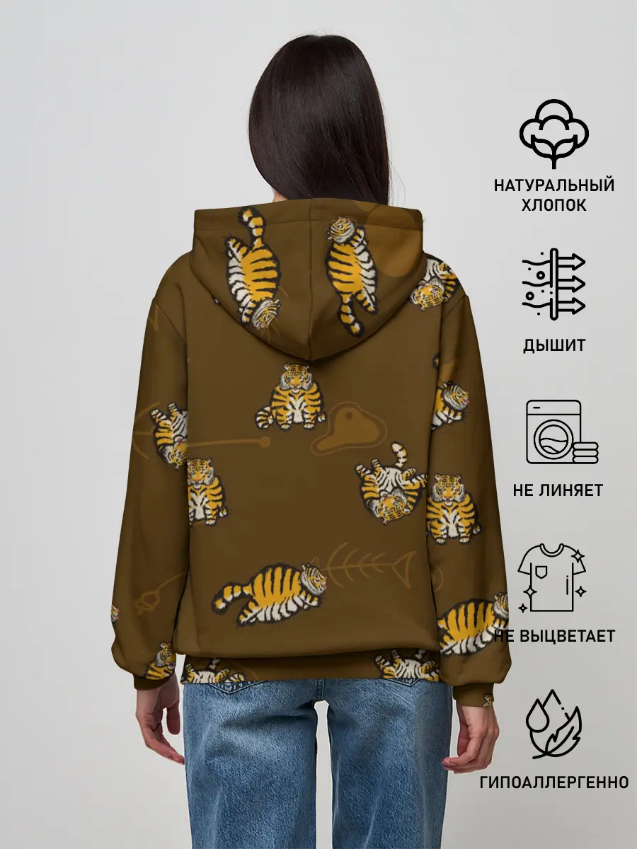 Женское худи / Тигрята