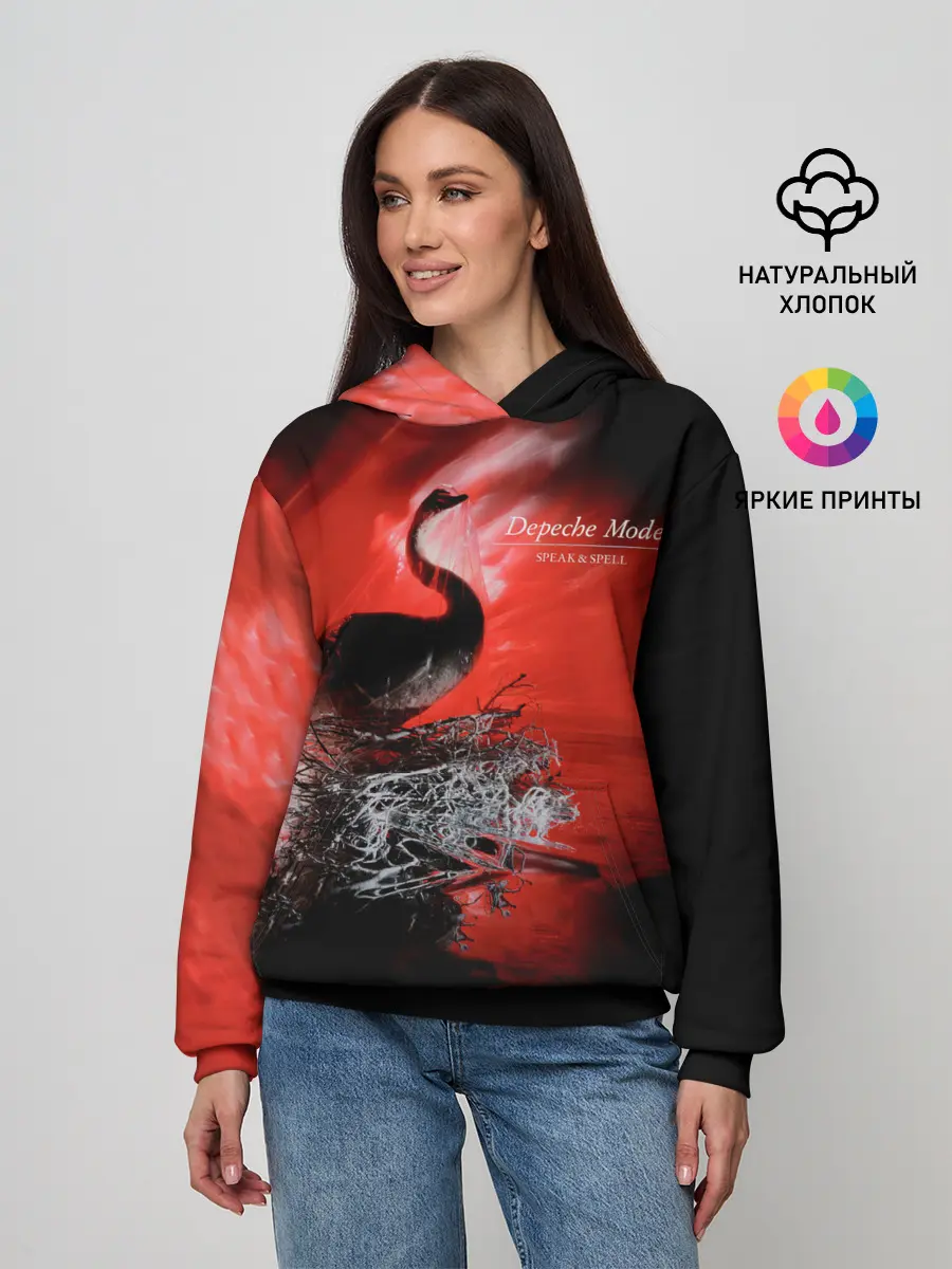 Женское худи / Speak & Spell - Depeche Mode
