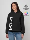 Женское худи / KIA CARBONE | КИА КАРБОН | LOGO
