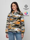 Женское худи / Тигровый камуфляж
