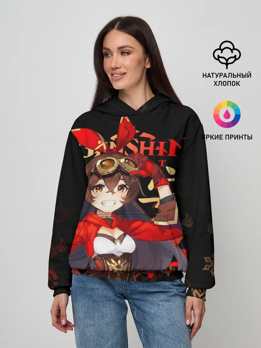 Женское худи / Эмбер / Genshin Impact