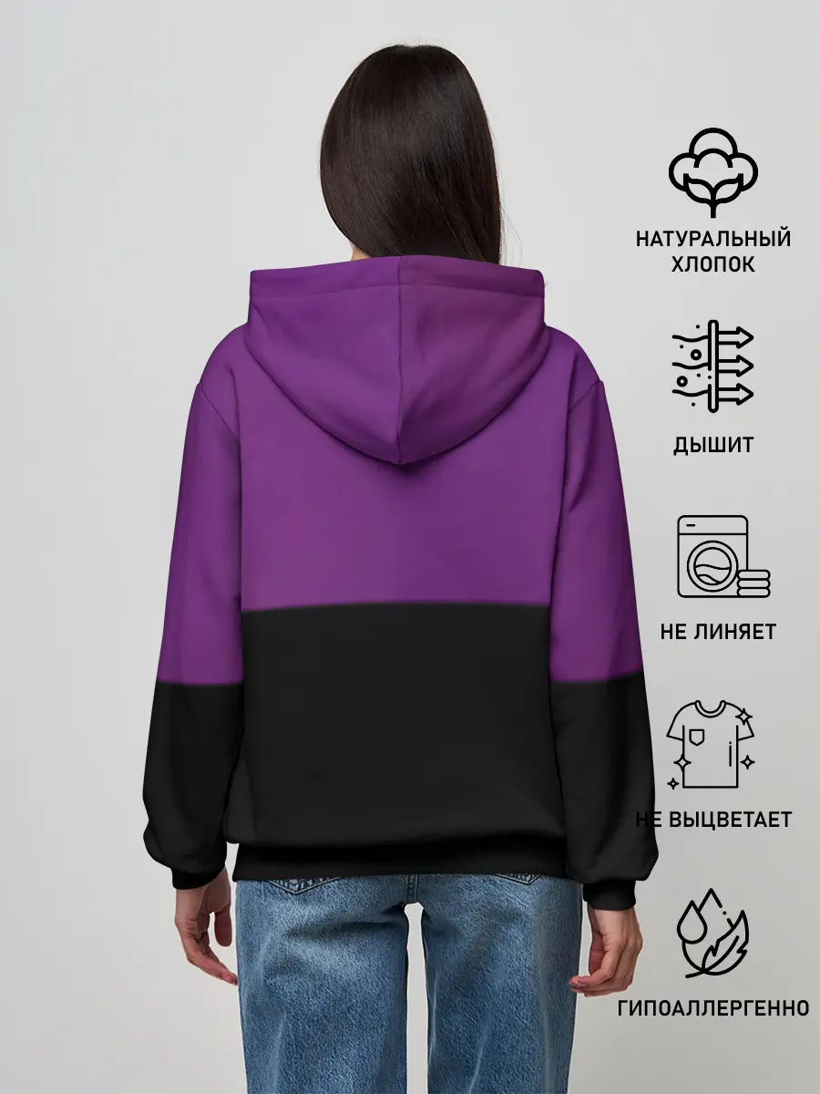 Женское худи / Shades of Deep Purple