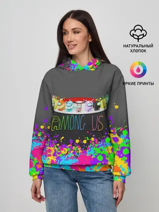 Женское худи / Among Us | Pokemon | Покемон