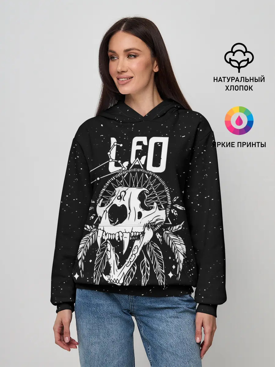 Женское худи / Dark Leo