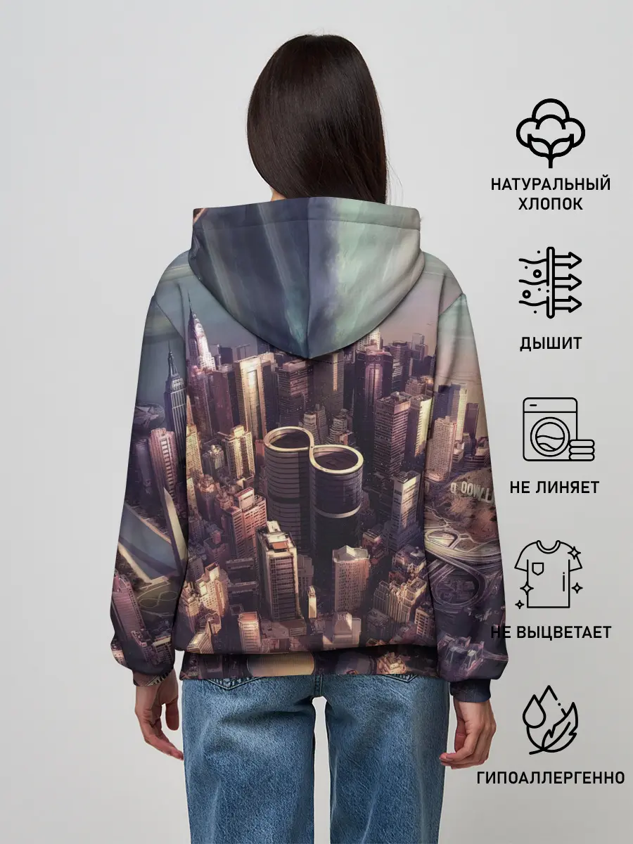 Женское худи / Sonic Highways - Foo Fighters