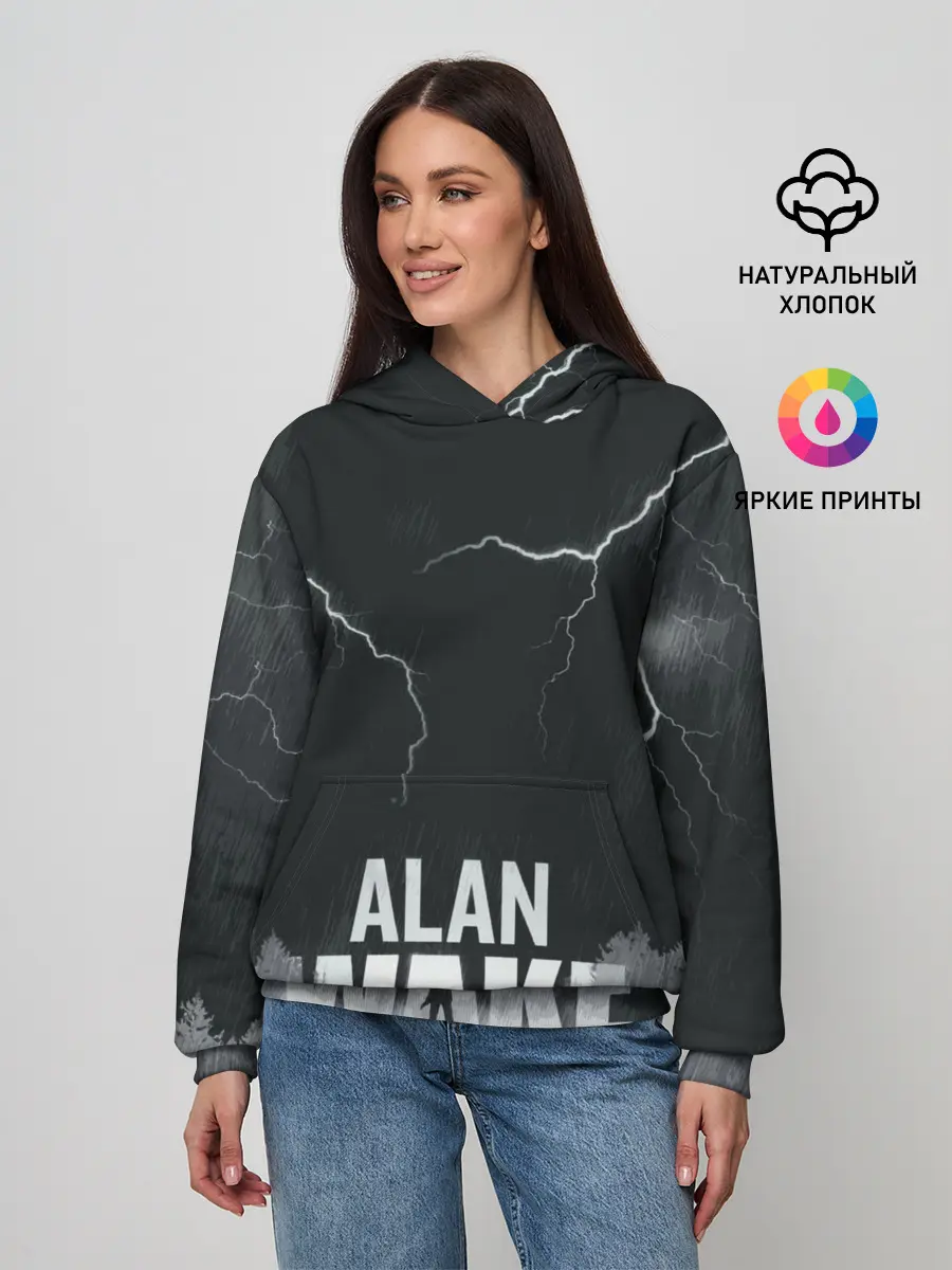 Женское худи / Alan Wake | Dark Place