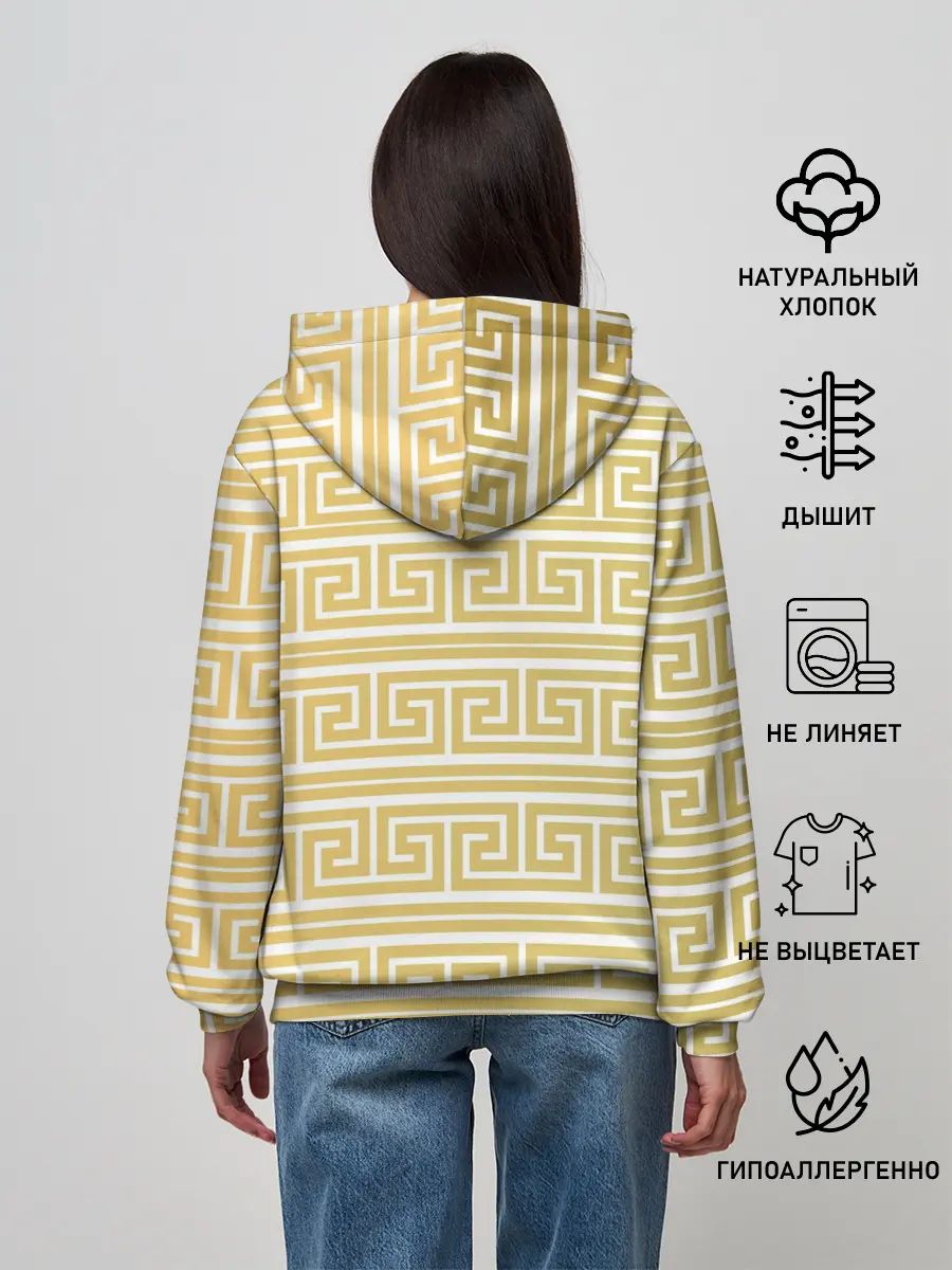 Женское худи / Орнамент древней Греции