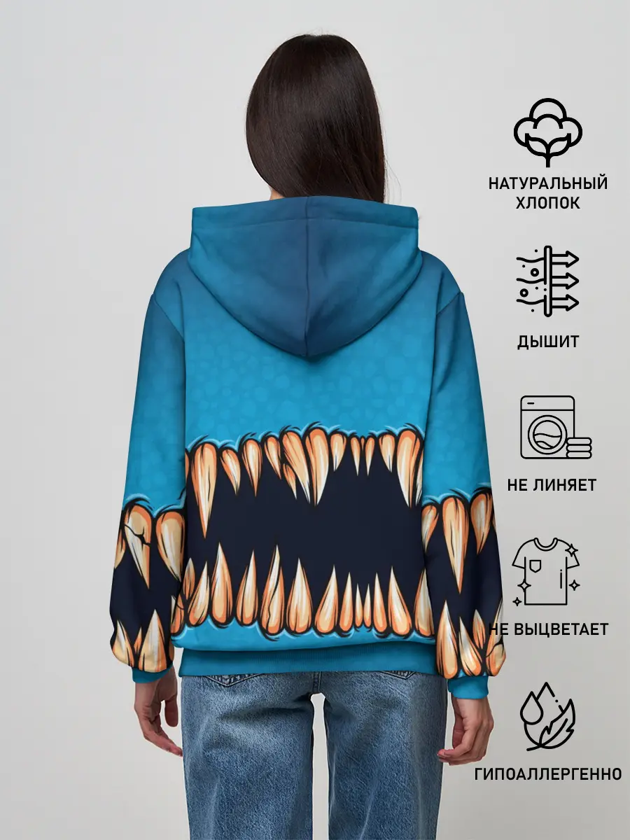 Женское худи / Зубастая коллекция