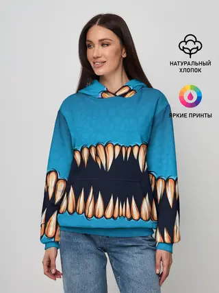 Женское худи / Зубастая коллекция