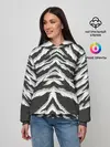 Женское худи / Белая шкура тигра