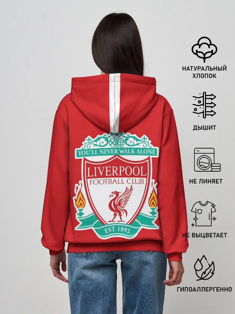 Женское худи / F.C. LIVERPOOL