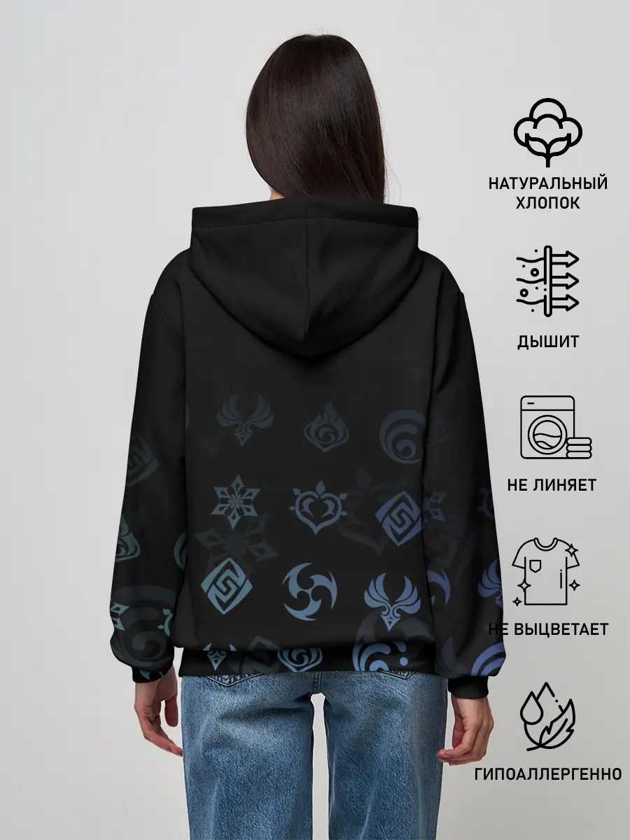 Женское худи / Эола / Genshin Impact