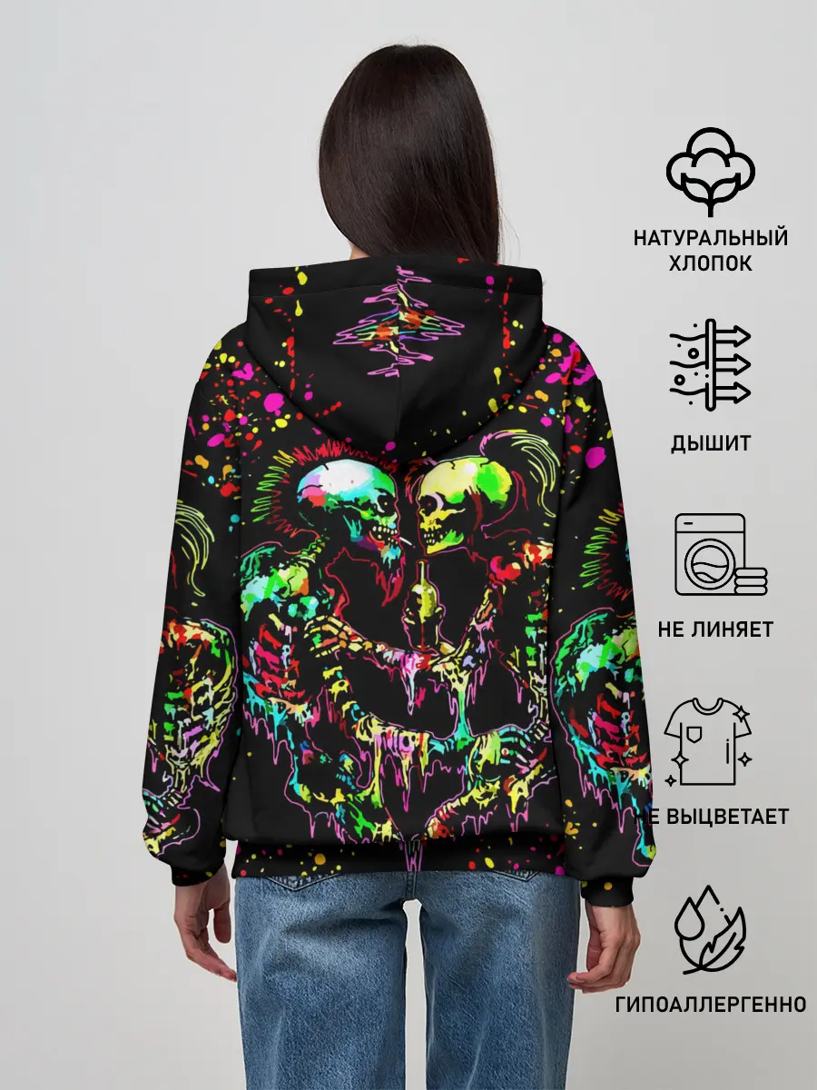 Женское худи / Адская любовь