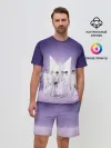 Мужской костюм с шортами / BTS. Purple