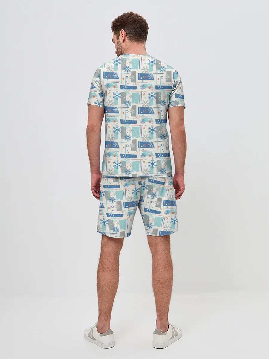 Мужской костюм с шортами / Зимний Дизайн