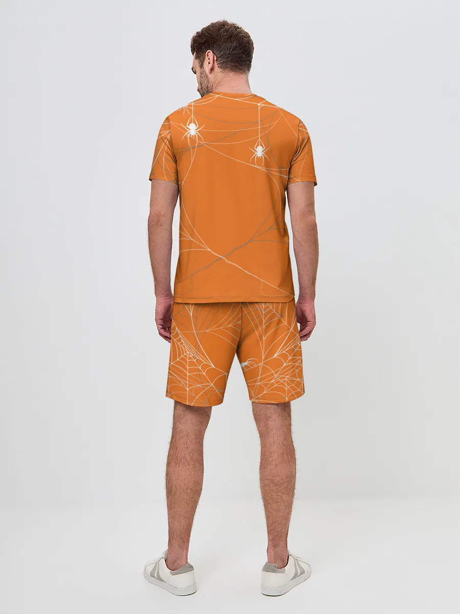 Мужской костюм с шортами / ПАУТИНКА НА ХЭЛЛОУИН