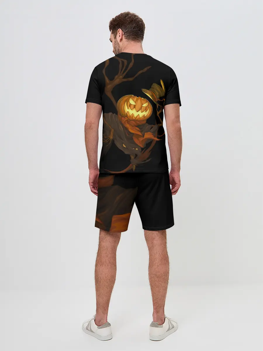 Мужской костюм с шортами / Приветливая тыква на Хэллоуин