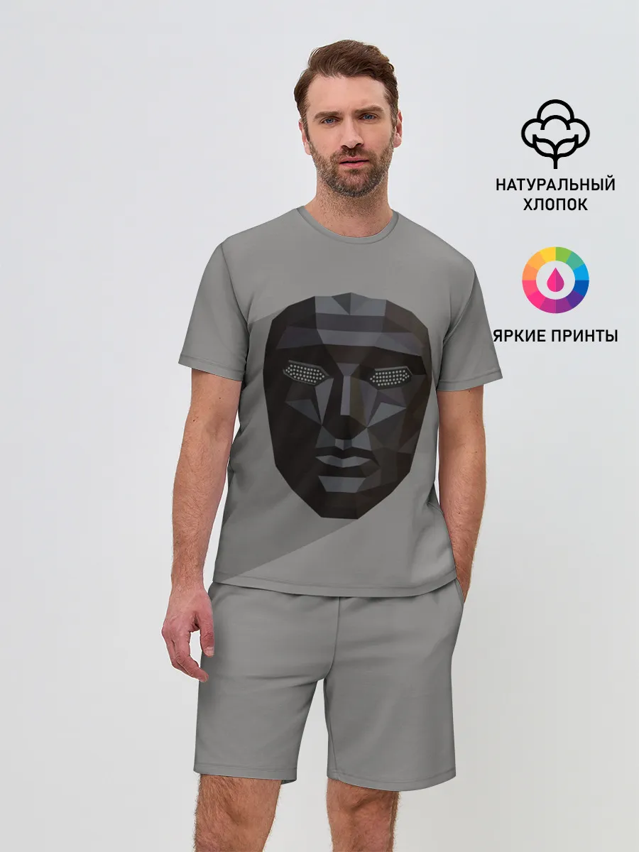 Мужской костюм с шортами / ИГРА В КАЛЬМАРА РАСПОРЯДИТЕЛЬ | SQUID GAME