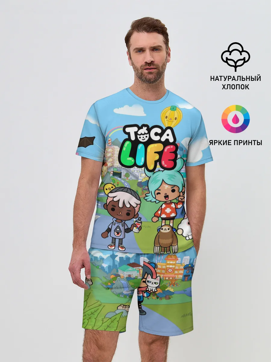 Мужской костюм с шортами / Toca Boca | Тока бока Рита, Зик, Нари, Леон