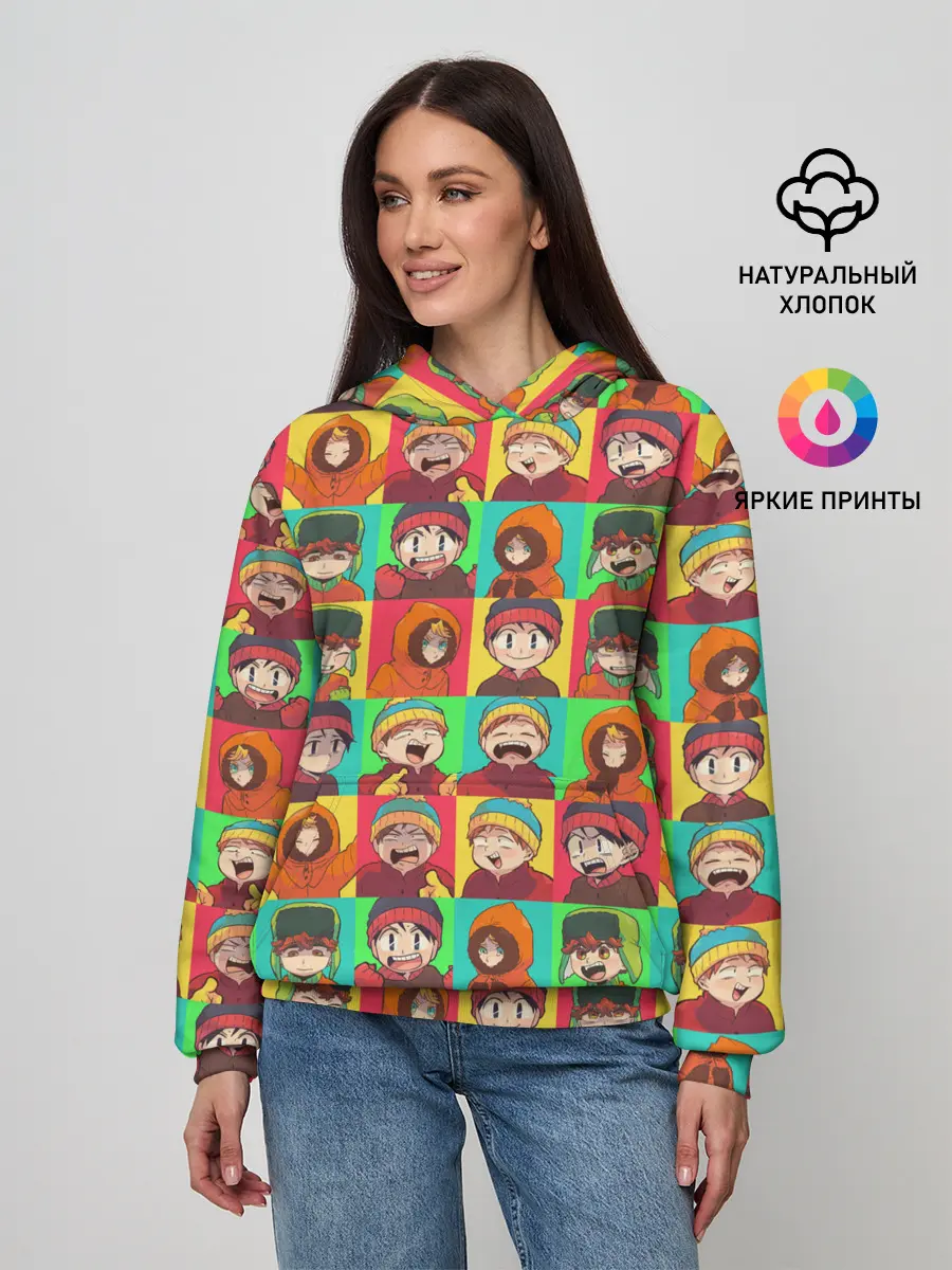 Женское худи / Аниме Южный парк