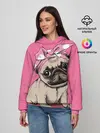 Женское худи / Мопс | собака