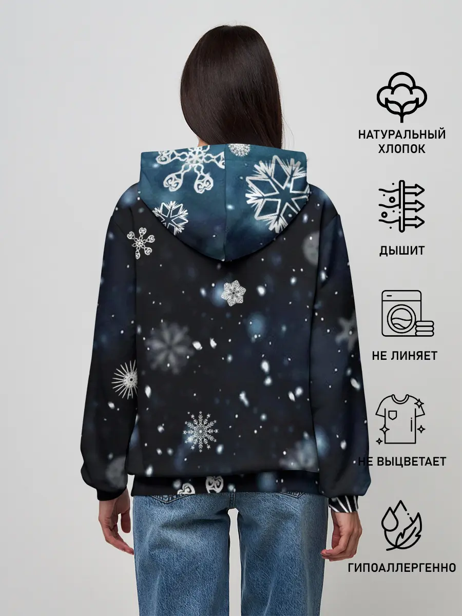 Женское худи / А снег идёт