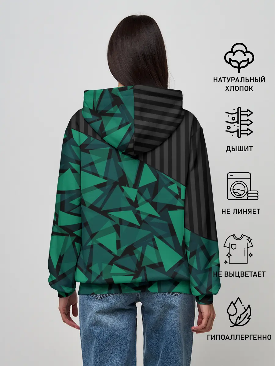 Женское худи / Геометрический узор