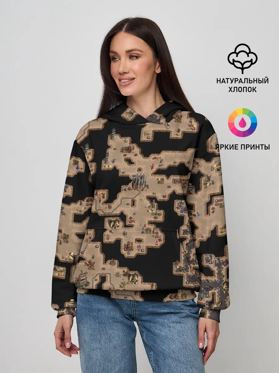 Женское худи / Heroes III Dungeon Map