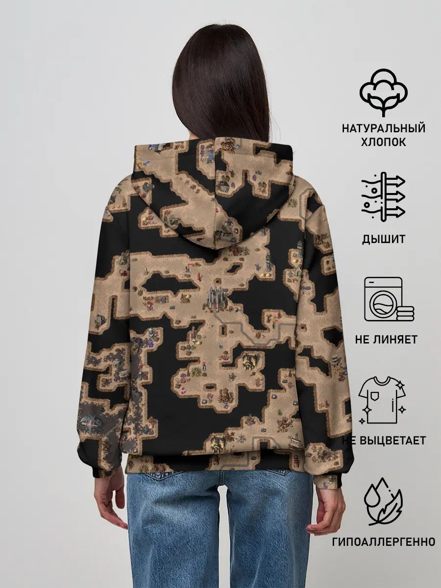 Женское худи / Heroes III Dungeon Map