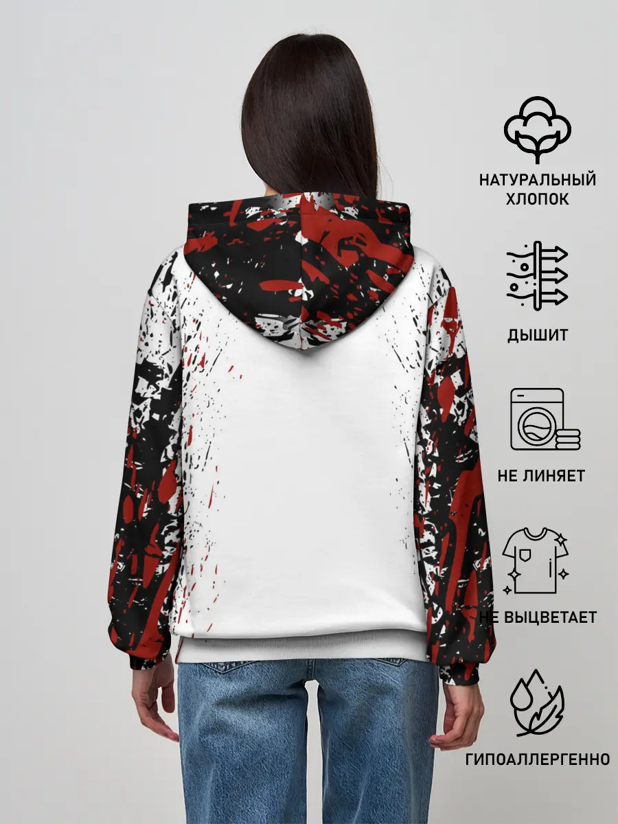 Женское худи / VALKNUT | RUNES